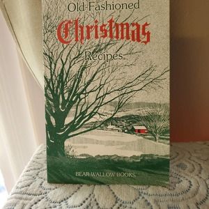 Old fashion Christmas recipe book cute vintage small beautiful antique
